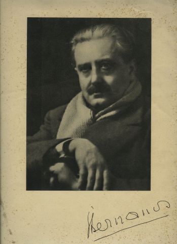 Null 不明身份的摄影师。乔治-贝尔纳诺斯（1888-1948），1938年。复古颜料印刷品，21 x 15厘米，37 x 28厘米的纸张。纸张上印有："Po&hellip;