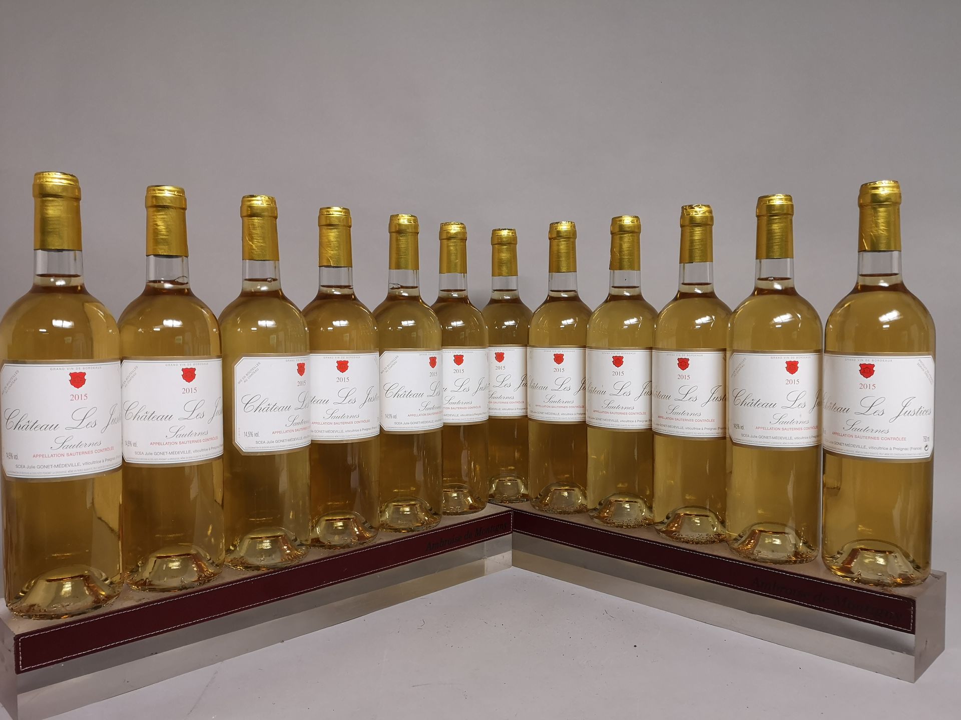 Null 12 bouteilles Château Les JUSTICES - Sauternes 2015

Etiquettes légèrement &hellip;