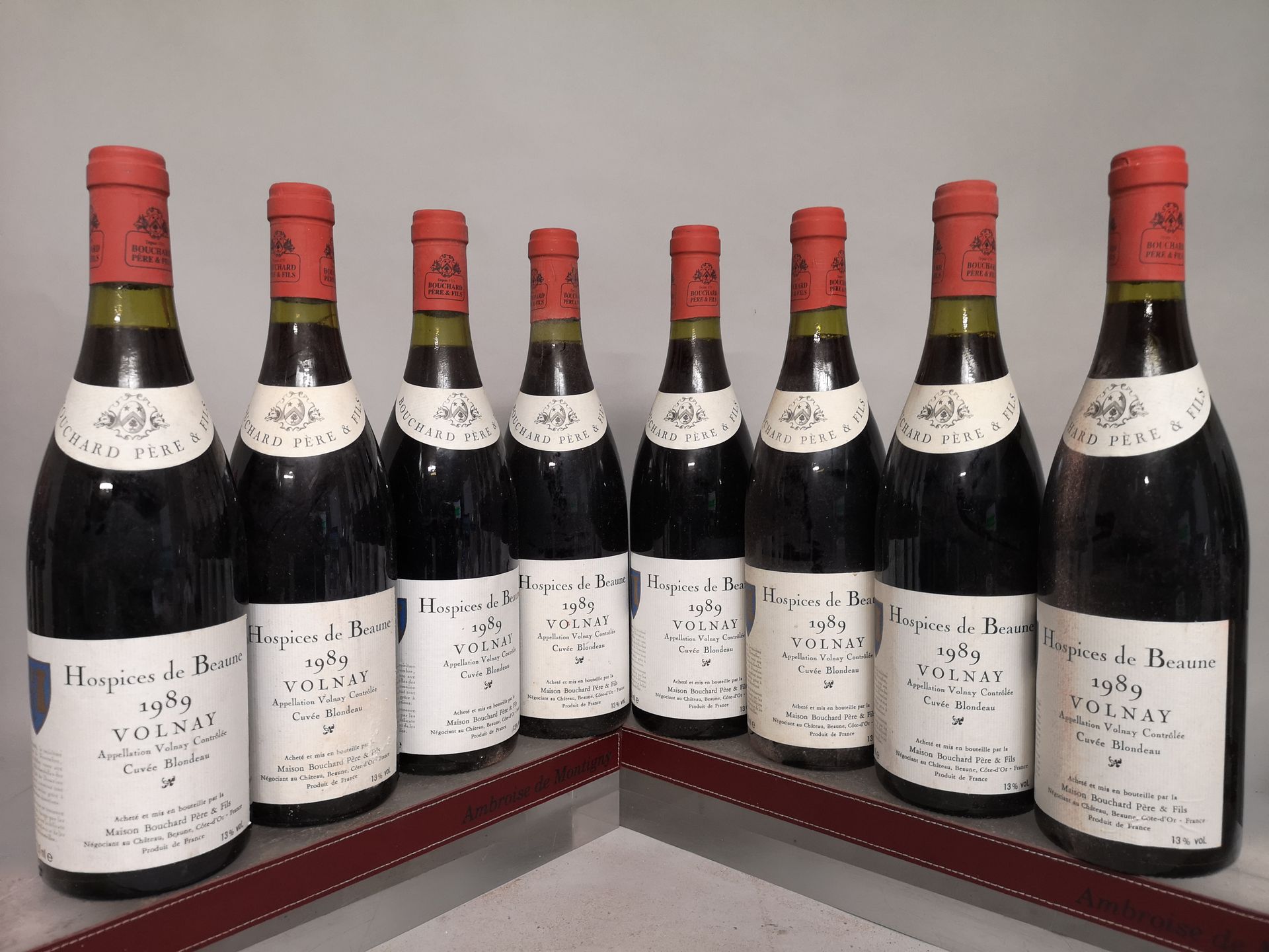 Null 8 bouteilles HOSPICES de BEAUNE - VOLNAY "Cuvée Blondeau" - BOUCHARD PF 198&hellip;