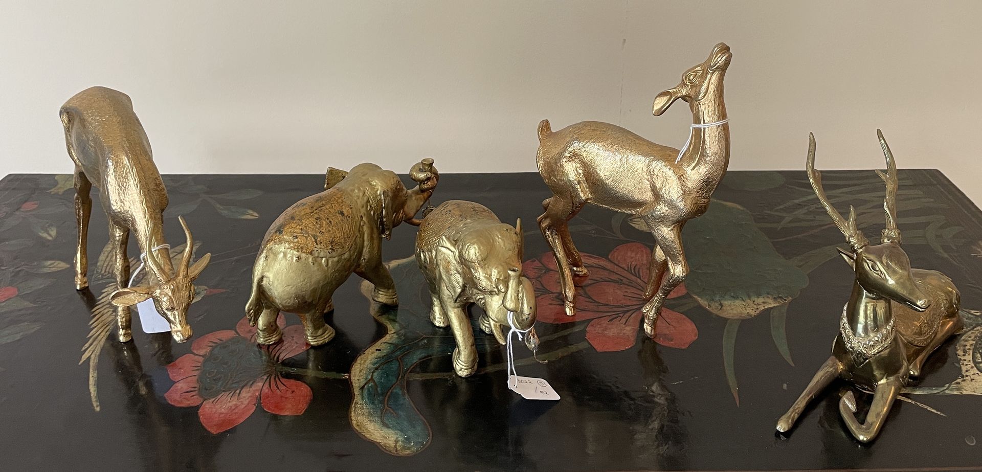 Null * Lot of animal subjects redorated bronze
