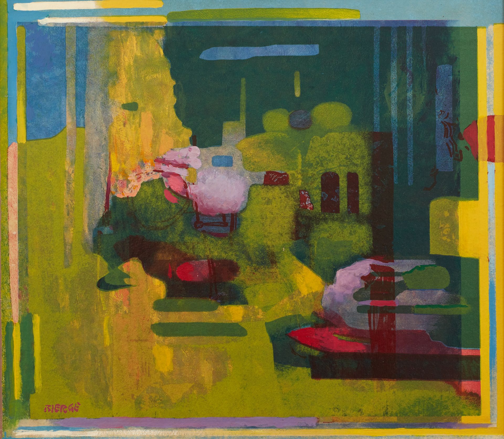Null 罗兰-比尔吉 (1922-1991)
静物与水果碗，1973年
纸上油画，装在面板上，左下角有签名
47 x 52,5 cm
在一个镀金的木框中

展&hellip;