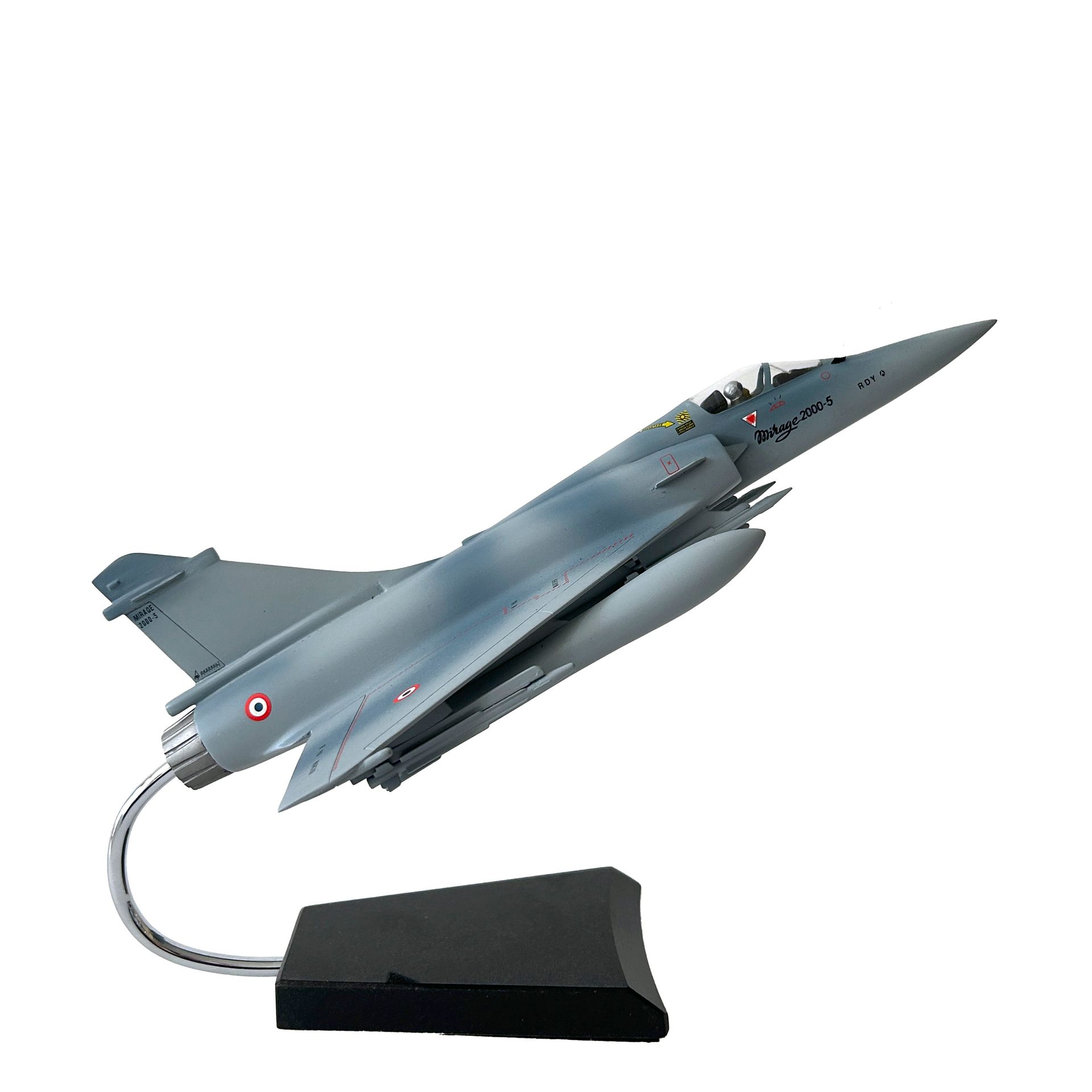 Null Maquette d'avion de chasse MIRAGE 2000-5 par DASSAULT AVIATION
sur socle
Ec&hellip;