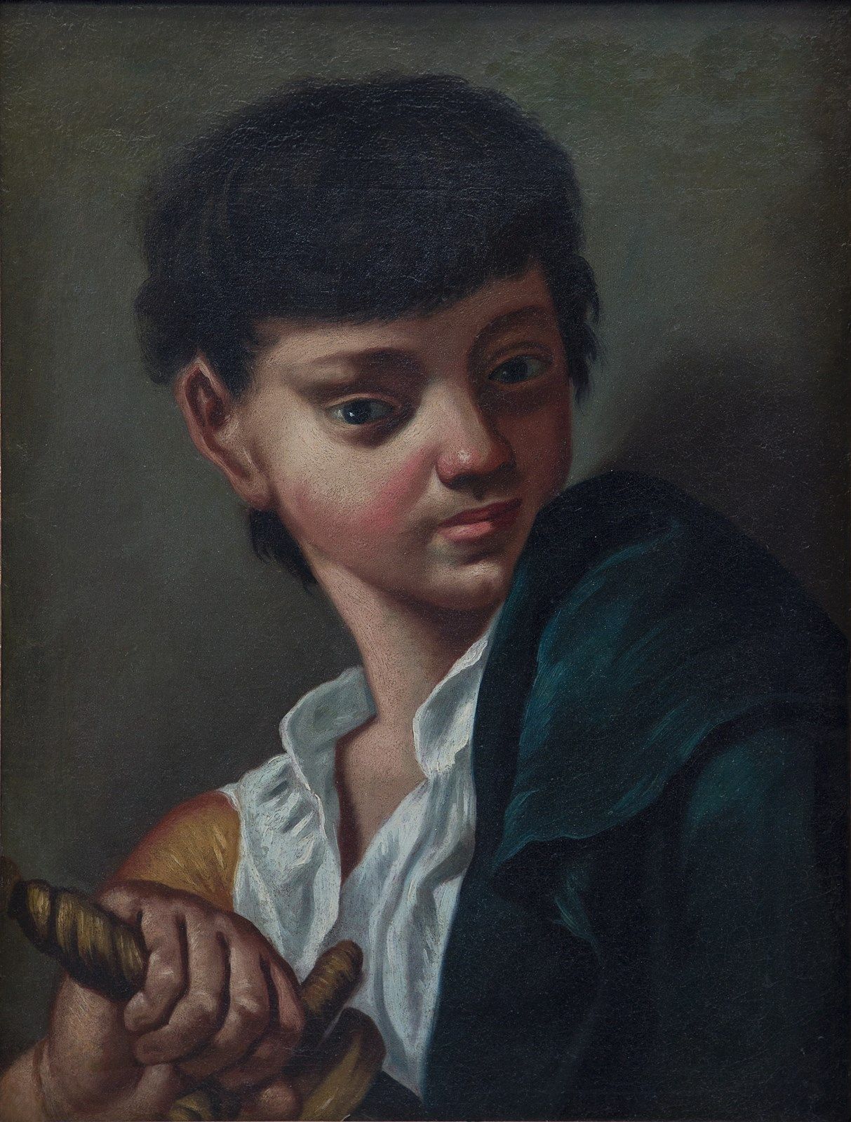 GIOVANNI BATTISTA PIAZZETTA From. Portrait of an young with sword. Von. Porträt &hellip;