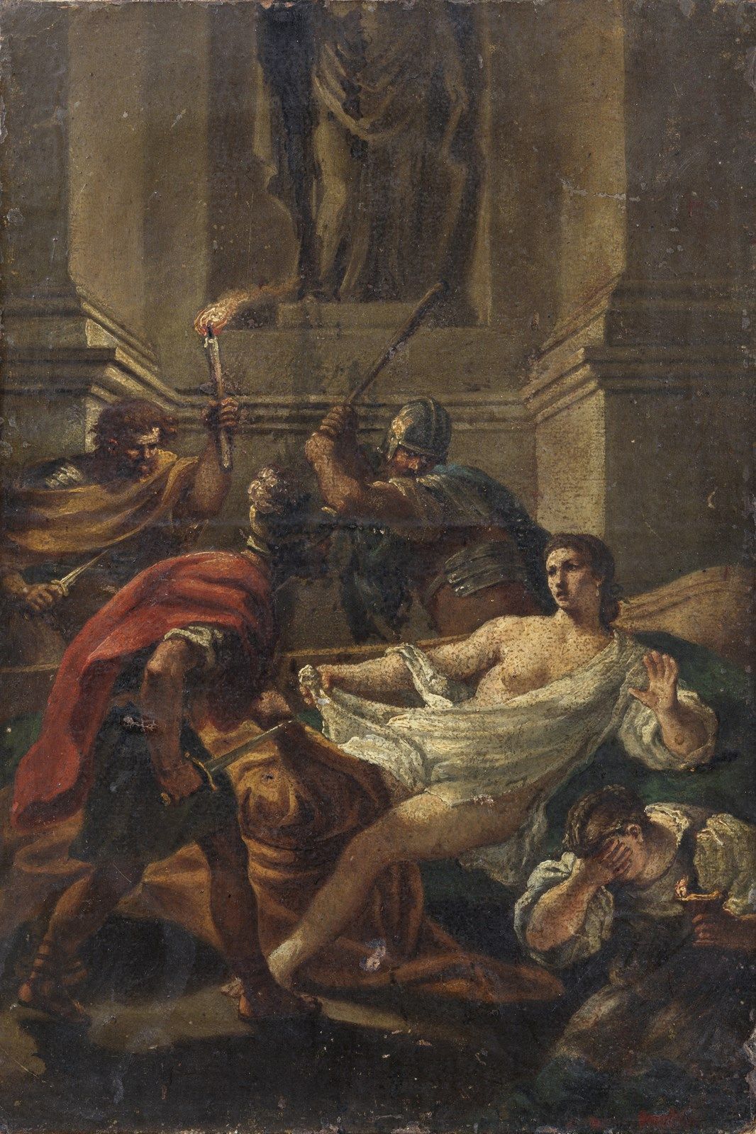 ARTISTA DELLA FINE DEL XVIII SECOLO Tarquinio and Lucrezia. 18世纪末的艺术家塔基尼奥和卢克雷齐亚。&hellip;