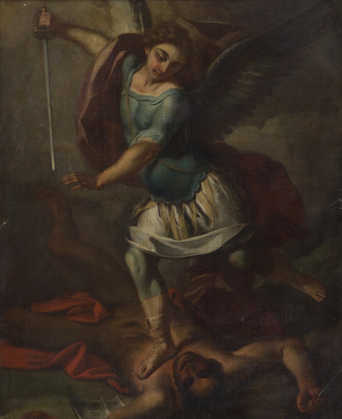 ARTISTA TOSCANO DEL XVII SECOLO Saint Michael the Archangel. 17th CENTURY TUSCAN&hellip;
