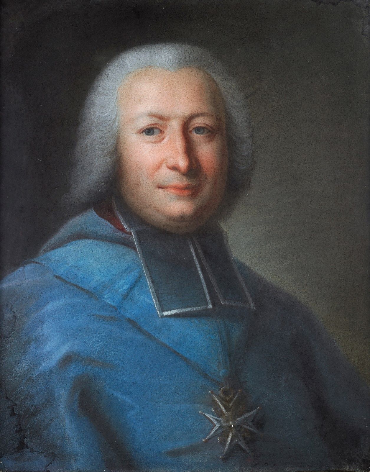 ARTISTA FRANCESE DEL XVIII SECOLO Portrait of a prelate. . 18th CENTURY FRENCH A&hellip;
