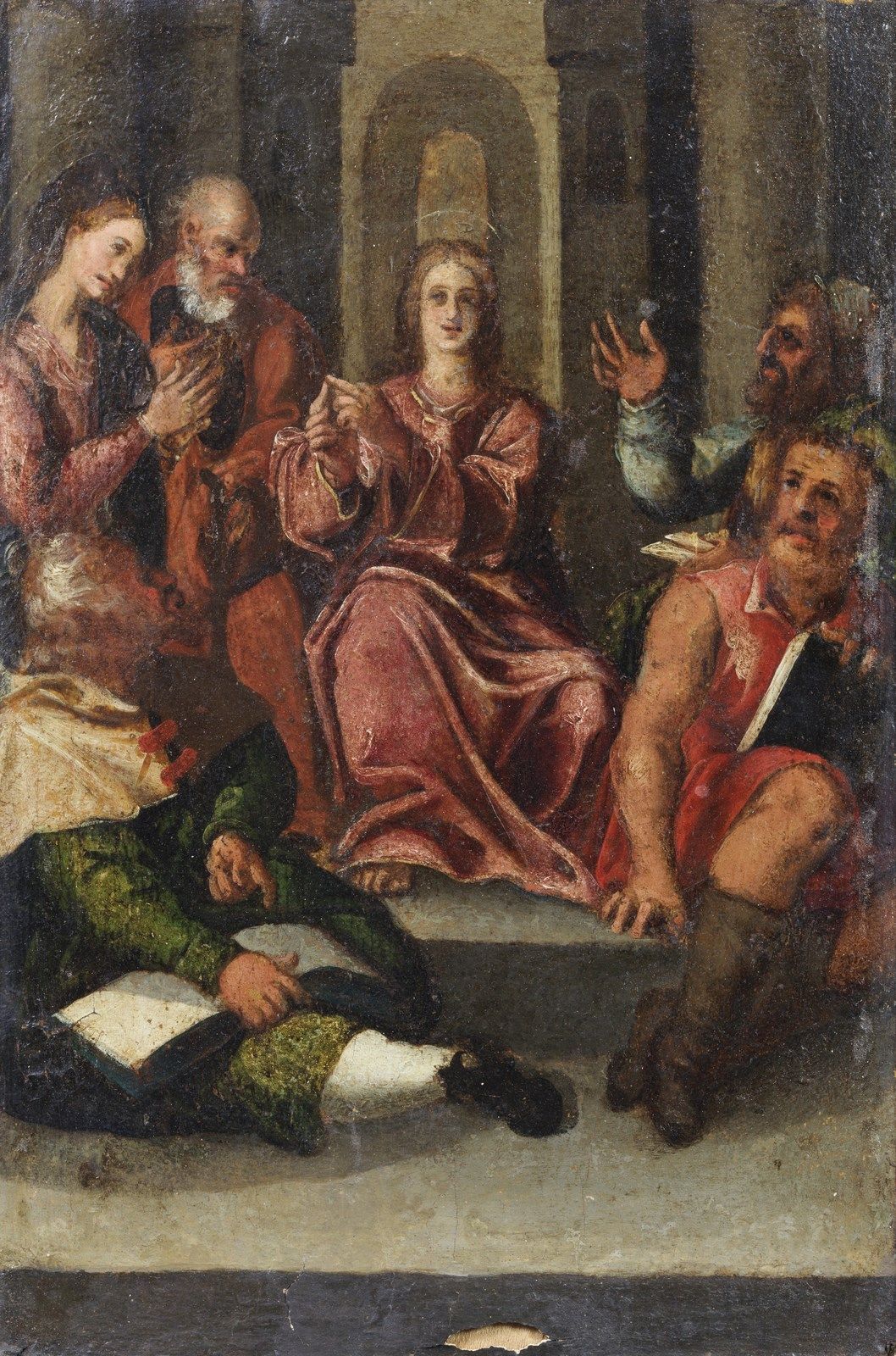 ARTISTA DEL XVI SECOLO Christ among the doctors. 16TH CENTURY ARTIST Christ amon&hellip;