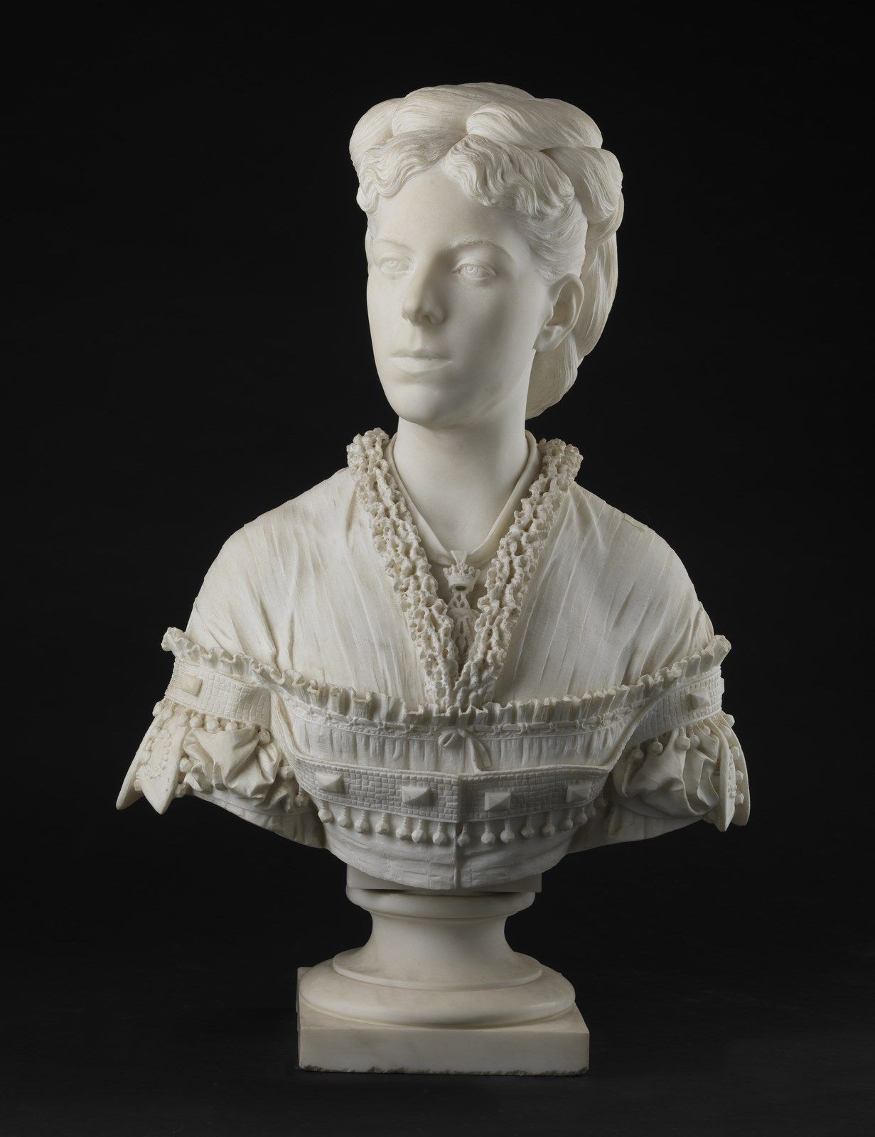 ALFONSO BALZICO Bust of a noblewoman with honor. Bust of a noblewoman with honor&hellip;