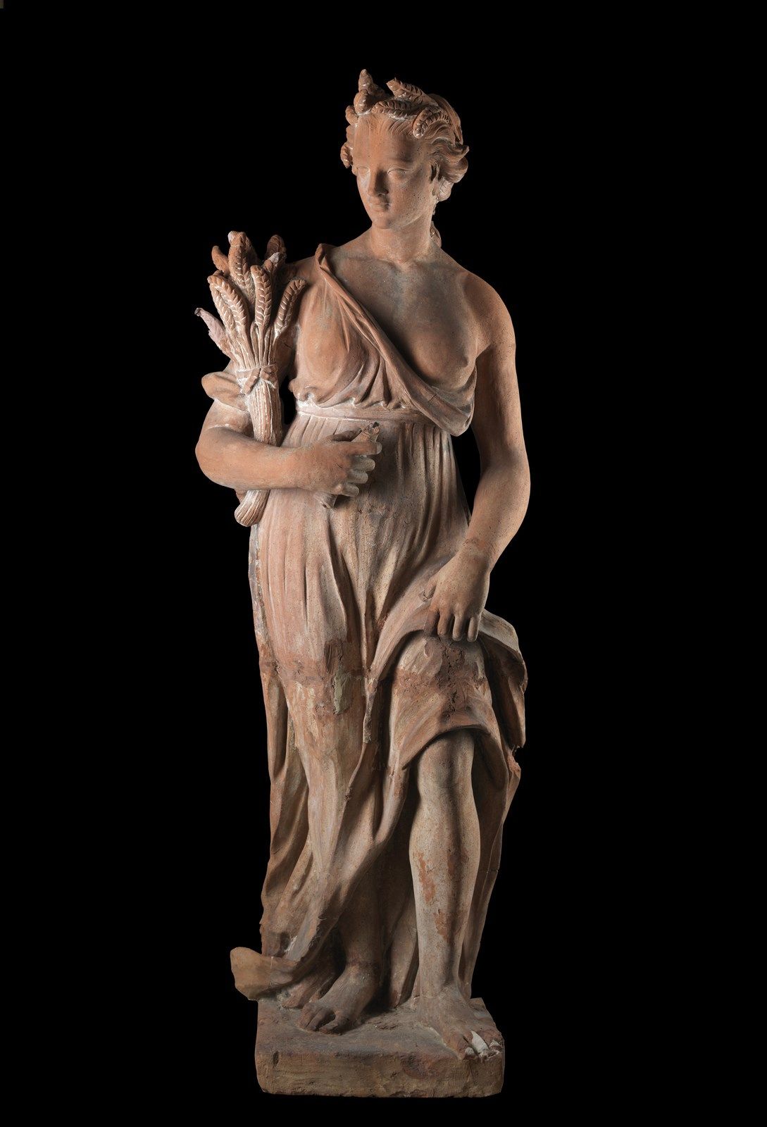 SCULTORE DEL XVIII SECOLO Great terracotta sculpture depicting the Allegory of s&hellip;