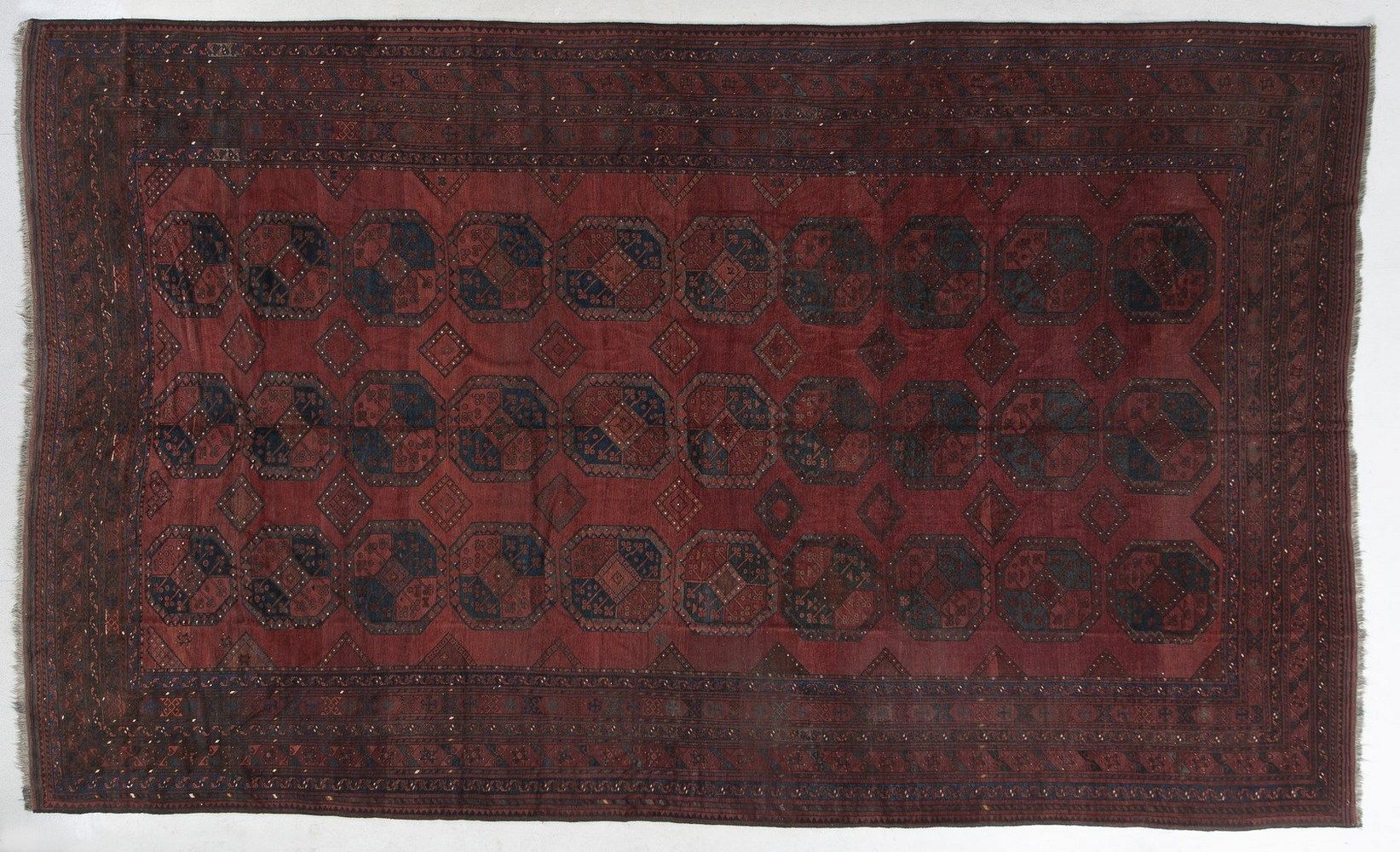 Arte Islamica A very large wool Ersari carpet Afghanistan, early 20th century . &hellip;