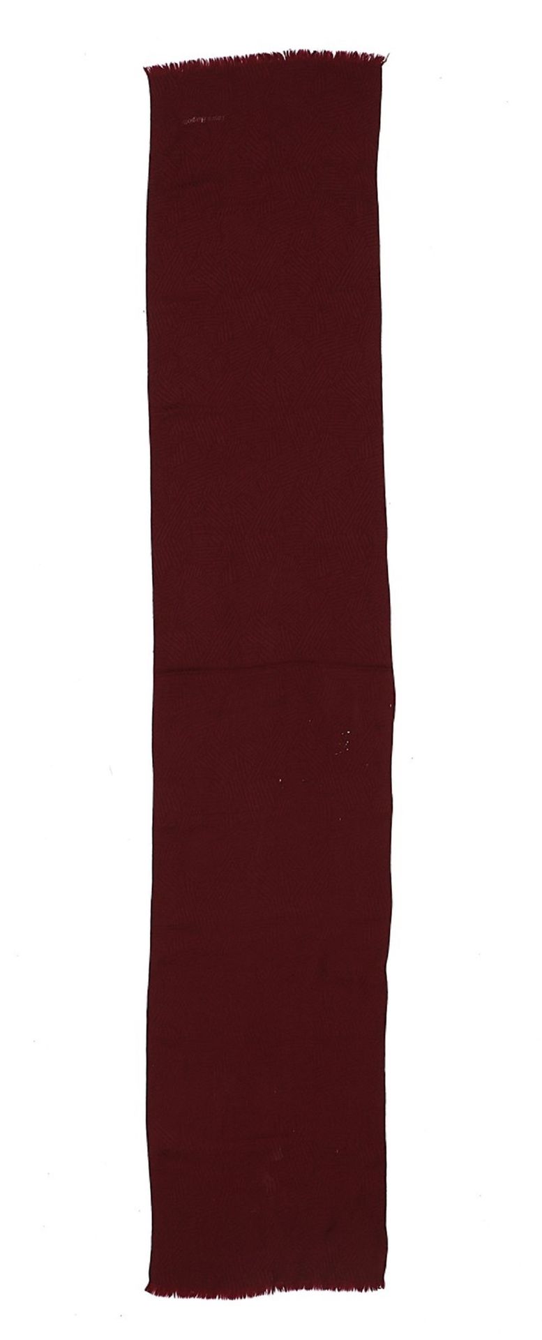 LAURA BIAGIOTTI Bordeaux scarf. 波尔多式围巾。丝质。厘米150,00 x 30,00。小缺陷。