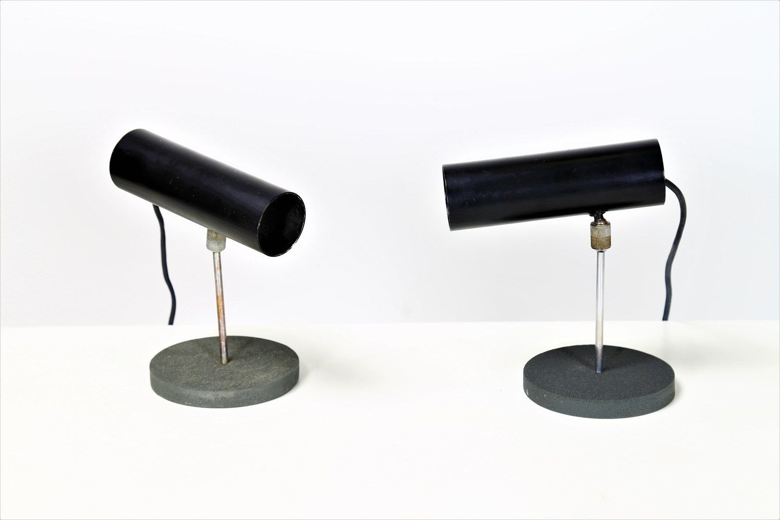 SARFATTI GINO (1912 - 1985) GINO Paire de lampes de table modèle 568, produites &hellip;