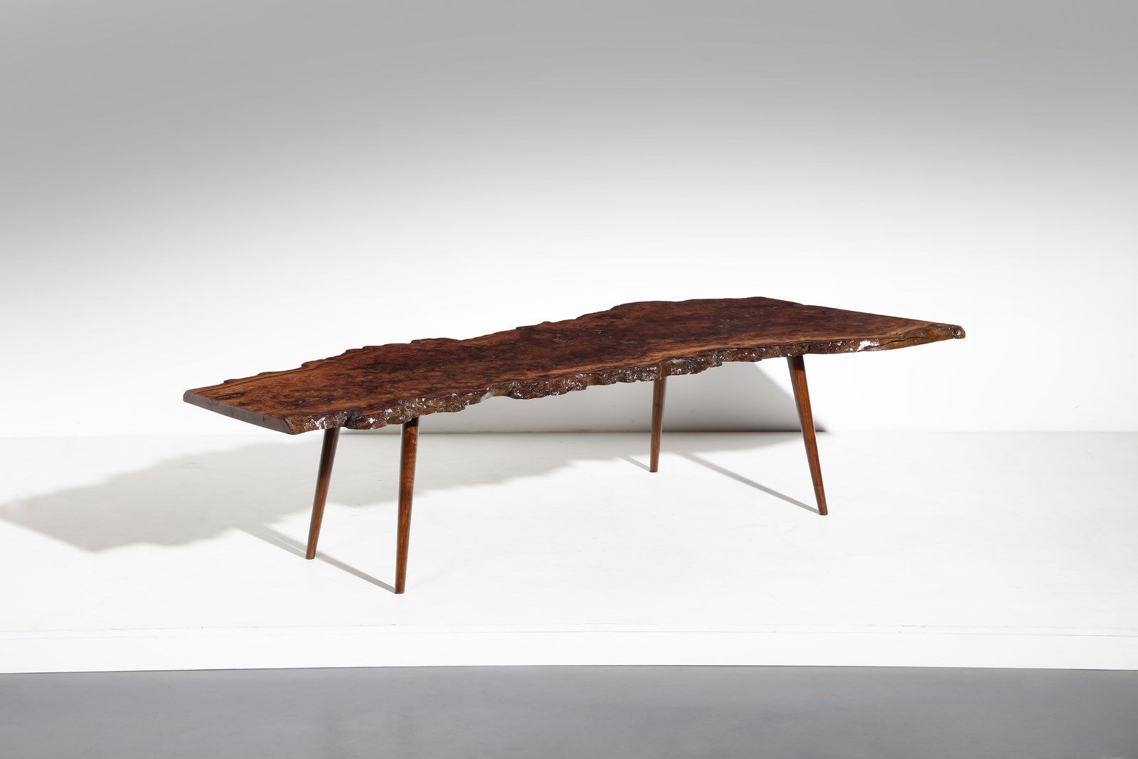 MANIFATTURA BRASILIANA BRAZILIAN MANUFACTURE Coffee table. Walnut briar. Cm 201,&hellip;