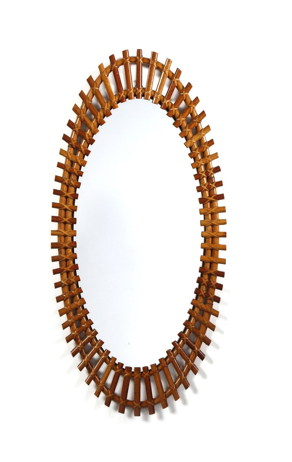 Manifattura Italiana MANIFATTURA ITALIANA Mirror. Bamboo and mirror. Cm 50,00 x &hellip;