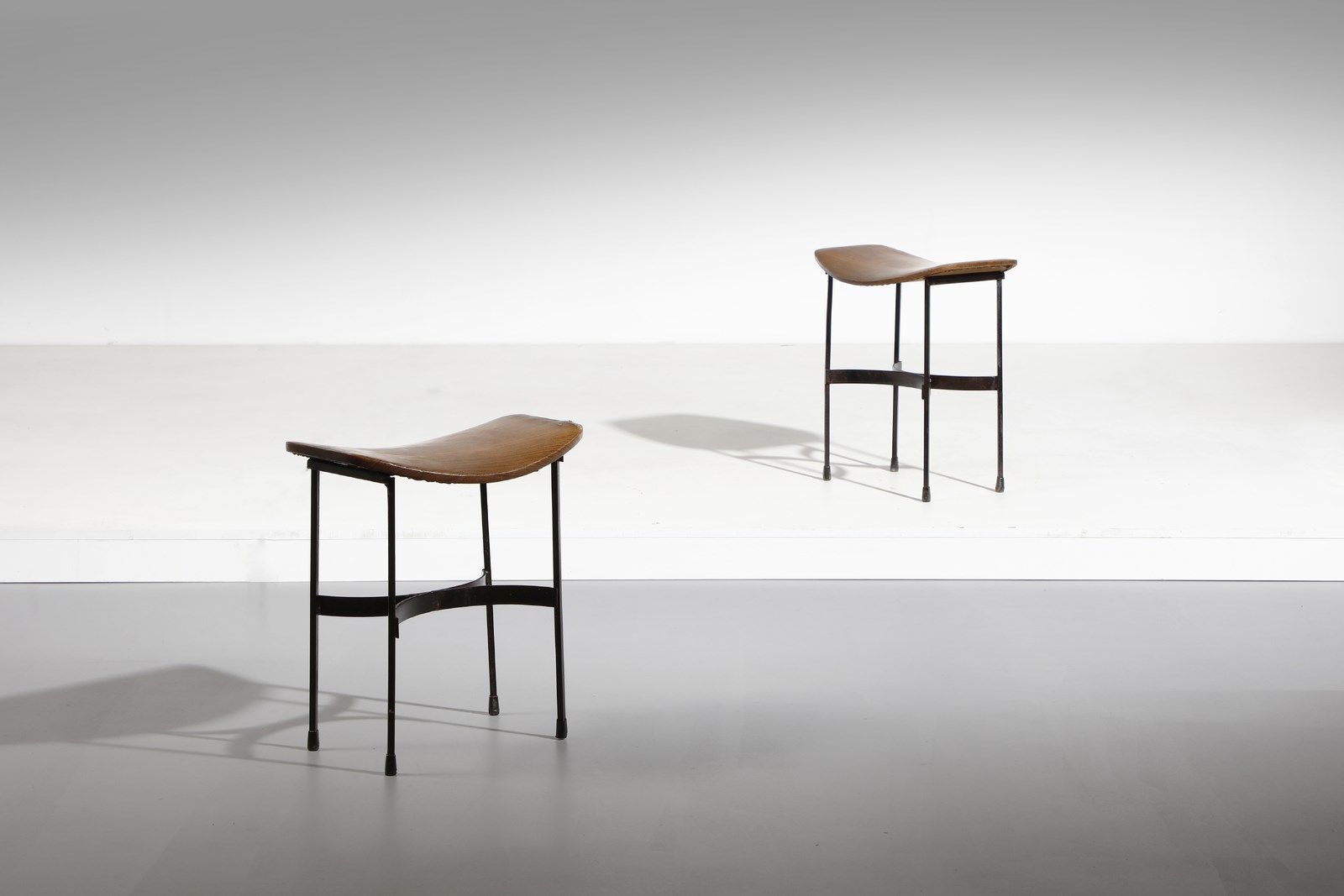 ZALSZUPIN JORGE (1922 - 2020) JORGE in the style of. Pair of stools. Pair of sto&hellip;