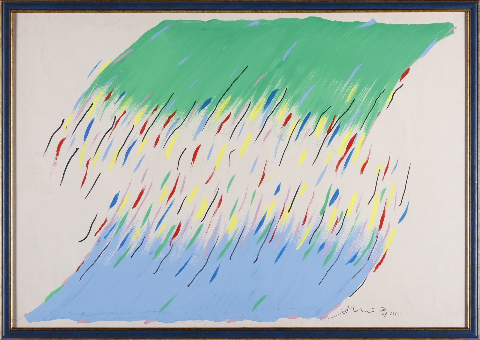 CHIN HSIAO (n. 1935) 钱学森 (b. 1935).天河。签名右下方。由艺术家确认真实性的电子邮件附件。出处：Martini艺术工作室，布雷西&hellip;