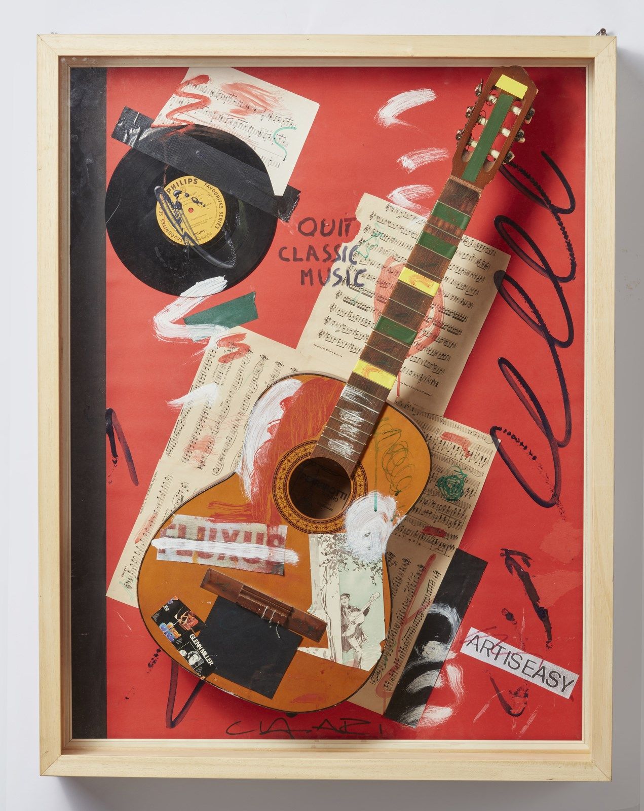 CHIARI GIUSEPPE (1926 - 2007) CHIARI GIUSEPPE (1926 - 2007). Guitar.. Signature &hellip;