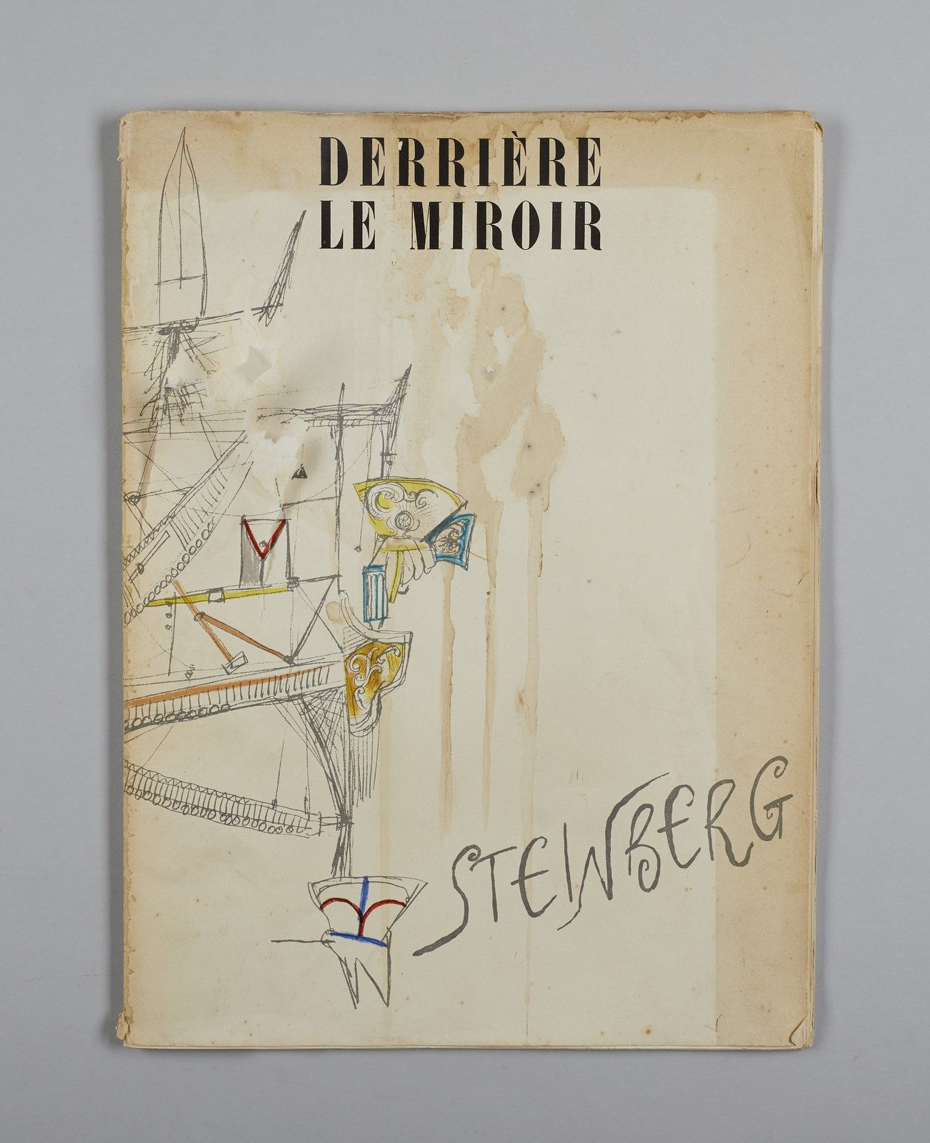 STEINBERG SAUL (1914 - 1999) Derrière le Miroir, n°53-54. 斯坦伯格-索尔（1914 - 1999）。D&hellip;