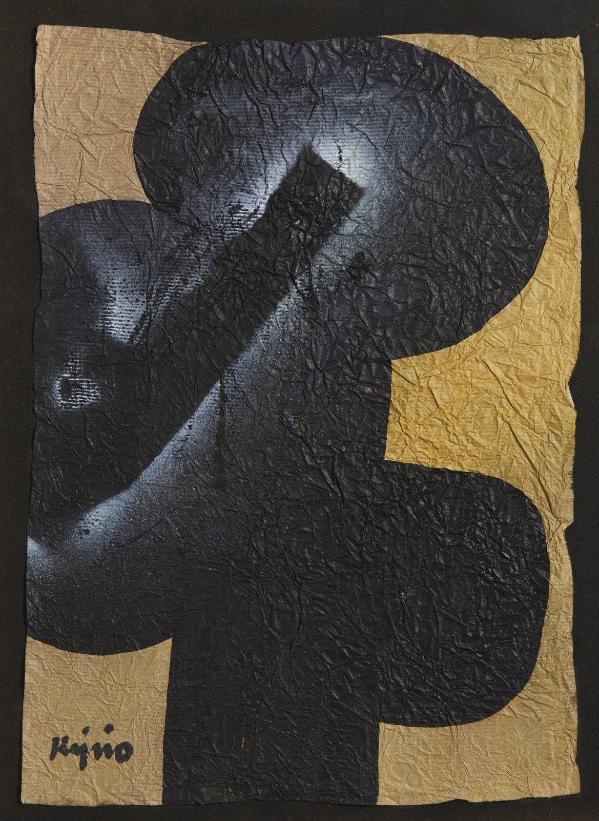 KIJNO LADISLAS (1921 - 2012) Untitled. 基诺-拉迪斯拉斯（1921 - 2012）。无题。左下角签名。阿拉西奥Sangio&hellip;