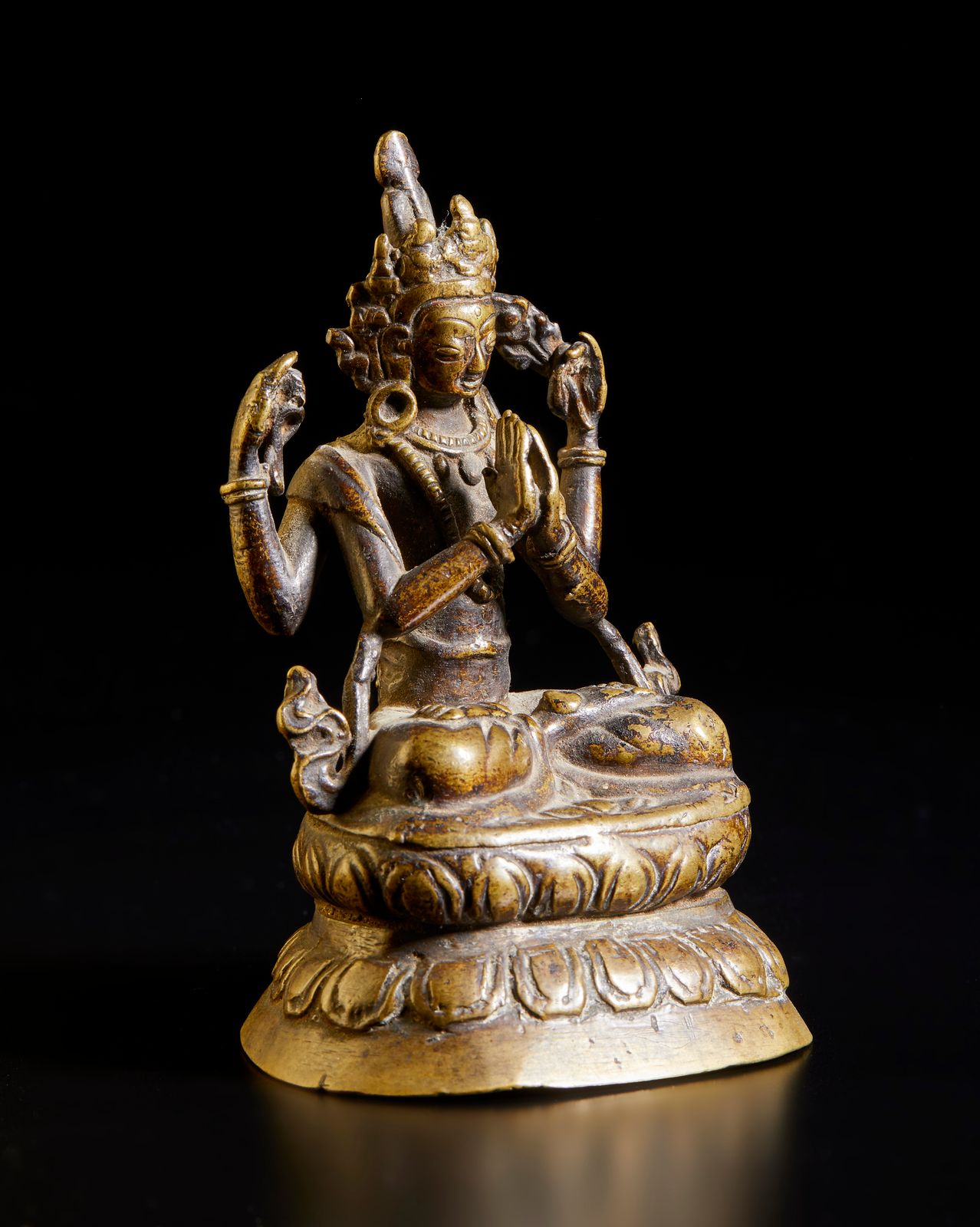 Himalayan Art A bronze figure of Avalokitesvara Arte himalayana. Figura in bronz&hellip;