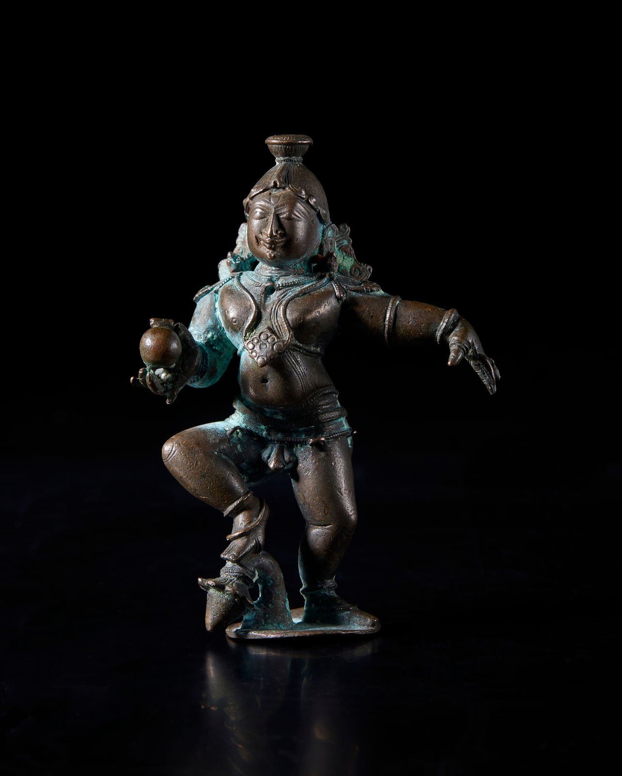 Indian Art A bronze figure of Balakrishna Indische Kunst. Bronzefigur von Balakr&hellip;