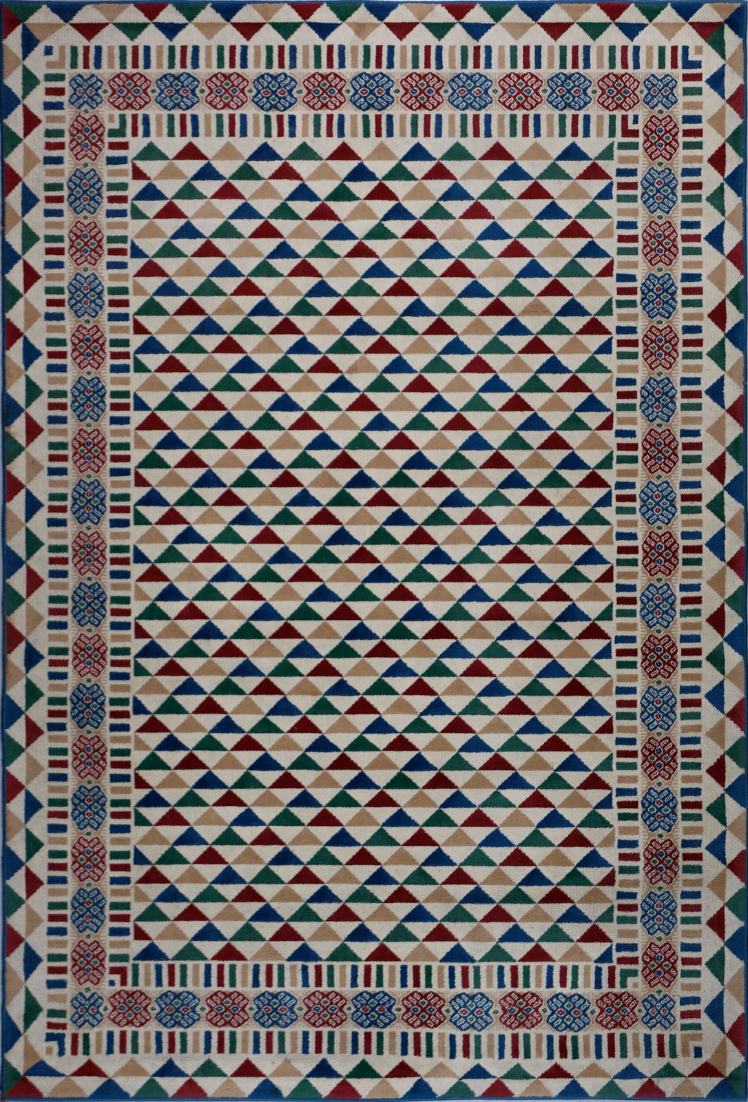 MISSONI MISSONI. Carpet for T&J Vestor. Manufacturing label, 1980s.. Cm 160,00 x&hellip;