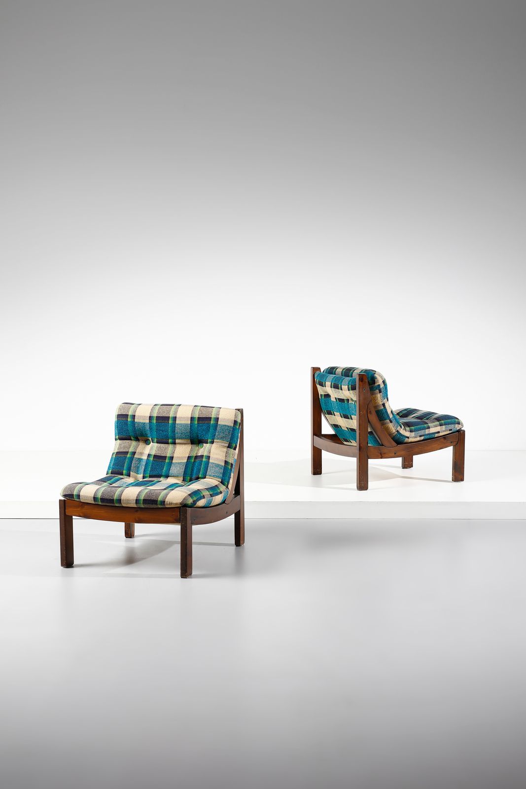 DANISH WORK DANISH WORK. Pair of armchairs. 1950s.. Cm 68,00 x 70,00 x 78,00.