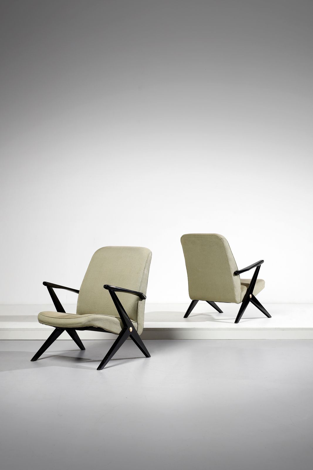 BENGT RUDA (1918 - 1999) BENGT RUDA (1918 - 1999). Pair of Triva armchairs for N&hellip;