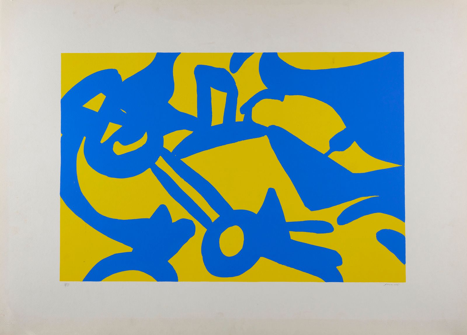 ACCARDI CARLA (1924 - 2014) ACCARDI CARLA (1924 - 2014) Untitled. Serigraph. Cm &hellip;