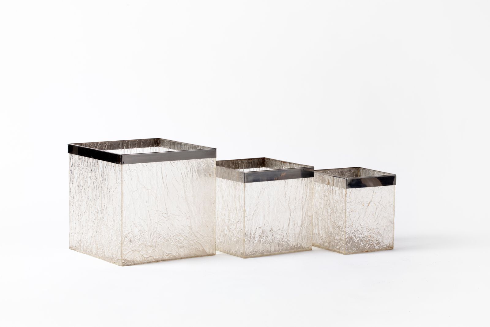 RIZZO WILLY (1928 - 2013) RIZZO WILLY (1928 - 2013). Three vases. 1970s. Cm 35,0&hellip;