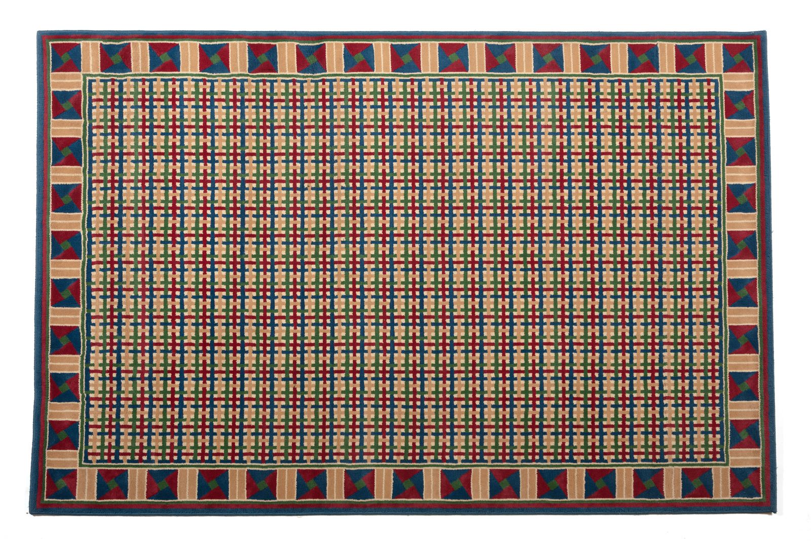 MISSONI 姆索尼.T&J Vestor的地毯.制造标签，1980年代。Cm 163,00 x 245,00.