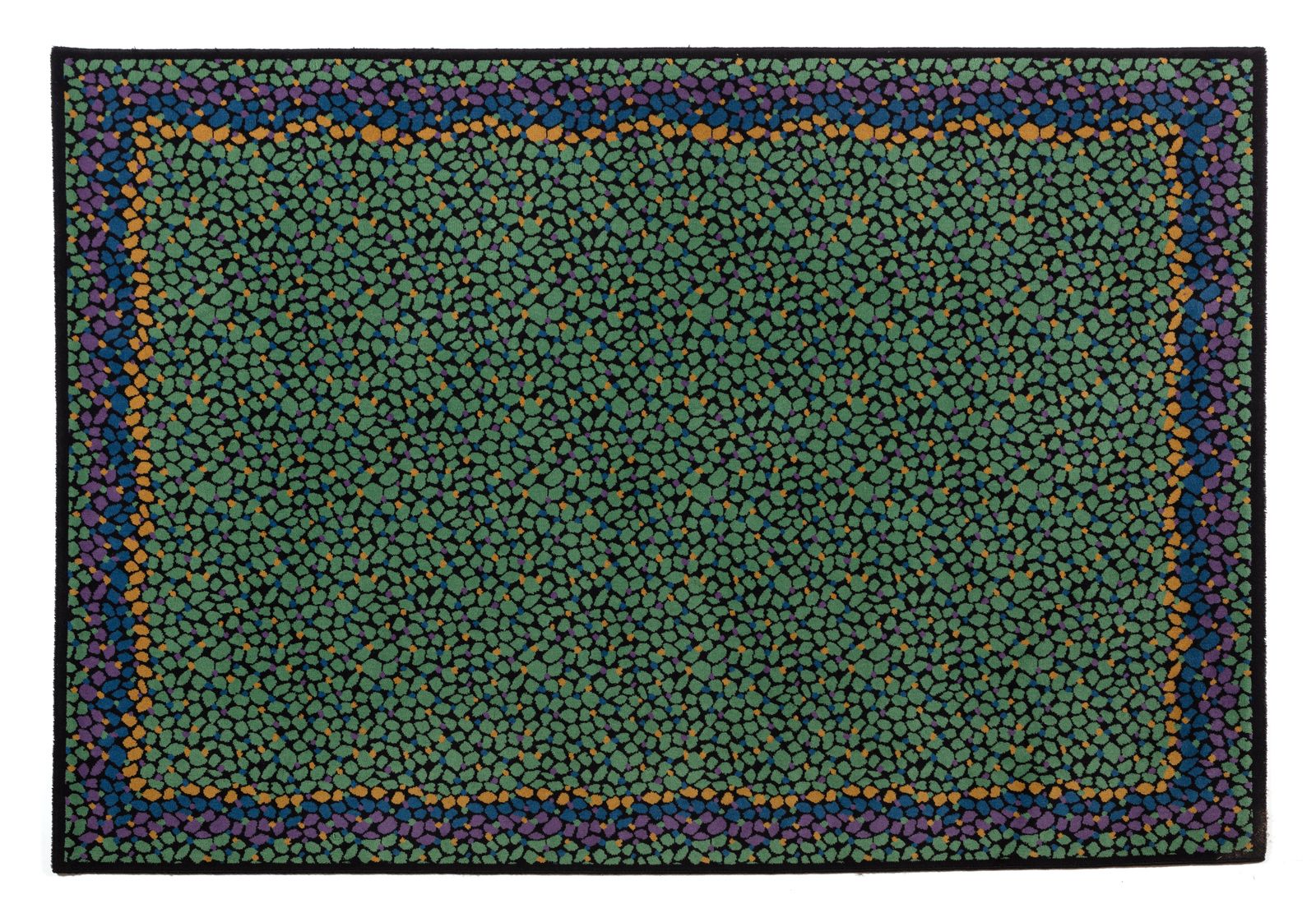 MISSONI 姆索尼.T&J Vestor的地毯.制造标签，1980年代。厘米162,00 x 245,00。