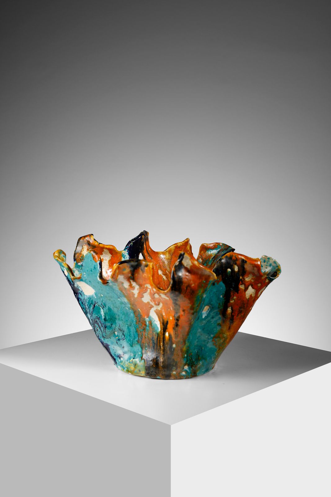 QUATRINI FEDERIGO (1916 - 1991) QUATRINI FEDERIGO (1916 - 1991) Vase en forme de&hellip;