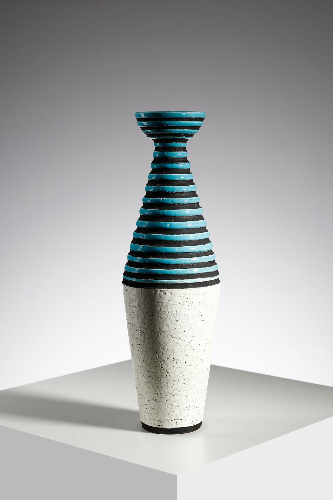 LONDI ALDO (1911 - 2003) LONDI ALDO (1911 - 2003) Vase tourné à la main avec déc&hellip;