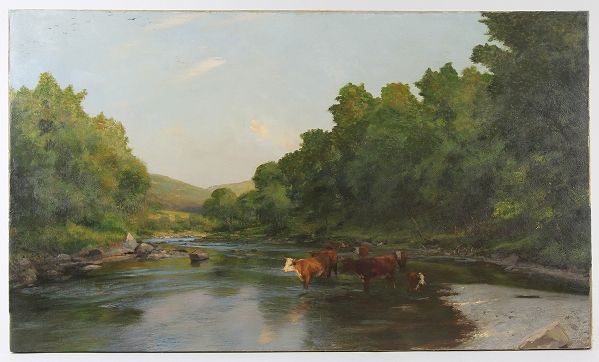 Davis, Henry William Banks (Englischer Maler, 1833 - 1914) attr. Gemälde "Low Wa&hellip;