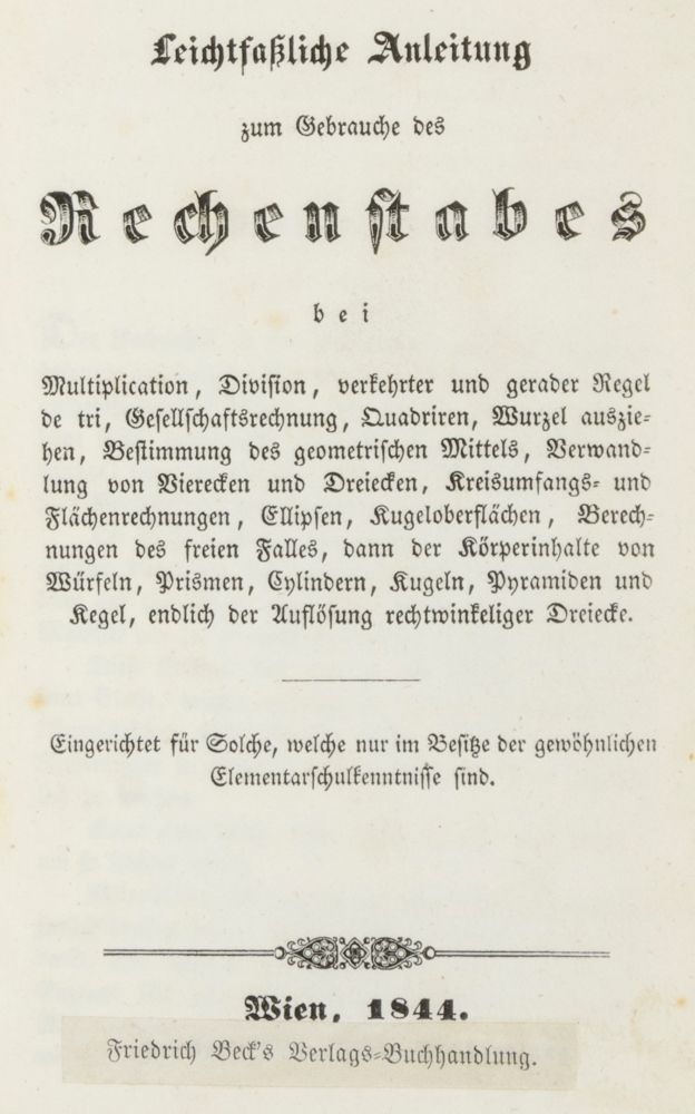 Mathematik - - Schwind, Franz von. Mathematik - - Schwind, Franz von. Leichtfaßl&hellip;