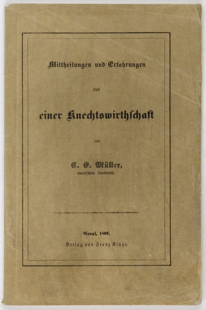 Landwirtschaft - - Müller, C. G.. Agriculture - - Müller, C. G.. Communication e&hellip;
