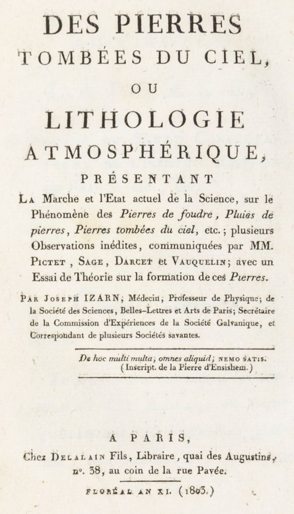 Astronomie - - Izarn, Joseph. Des Astronomia - - Izarn, Joseph. Des Pierres tomb&hellip;
