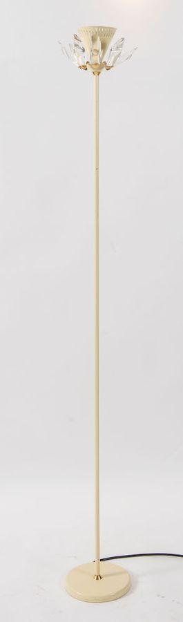 Null G.C.M.E. Floor lamp in enamelled metal, brass and ground glass. Made by GCM&hellip;
