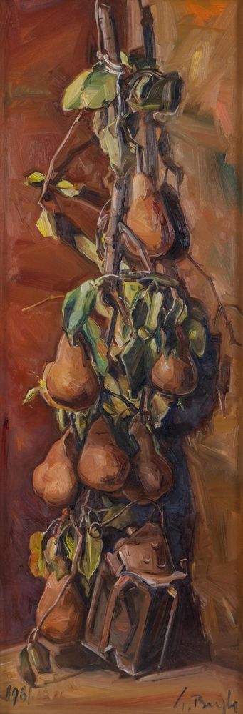 Null GUIDO BUGLI (Bologna 1912 - 2003) "Still Life," 1981. Oil on canvas. 113X40&hellip;