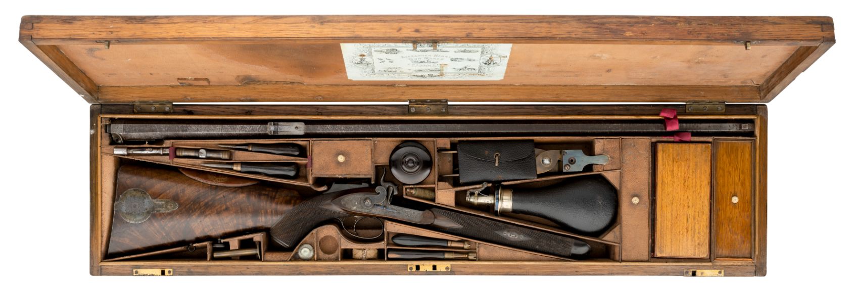 THE FINE CASED SCOTTISH .451 CALIBRE ALEXANDER HENRY PATENT PERCUSSION RIFLE FOR&hellip;