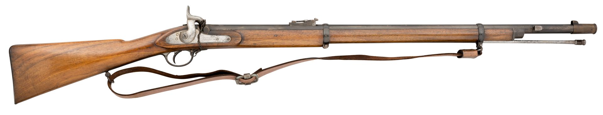 A .577 CALIBRE PERCUSSION MILITARY RIFLE BY JOHN DICKSON AND SONS A .577 CALIBRE&hellip;