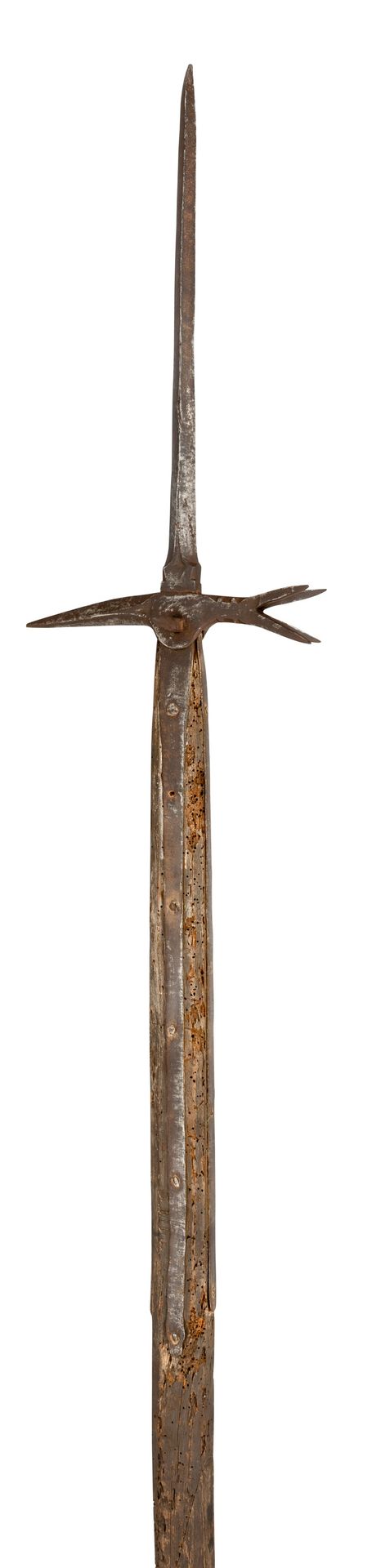‡ A LUCERNE HAMMER IN 17TH CENTURY STYLE, 19TH CENTURY, A SPIKED FLAIL, 17TH CEN&hellip;