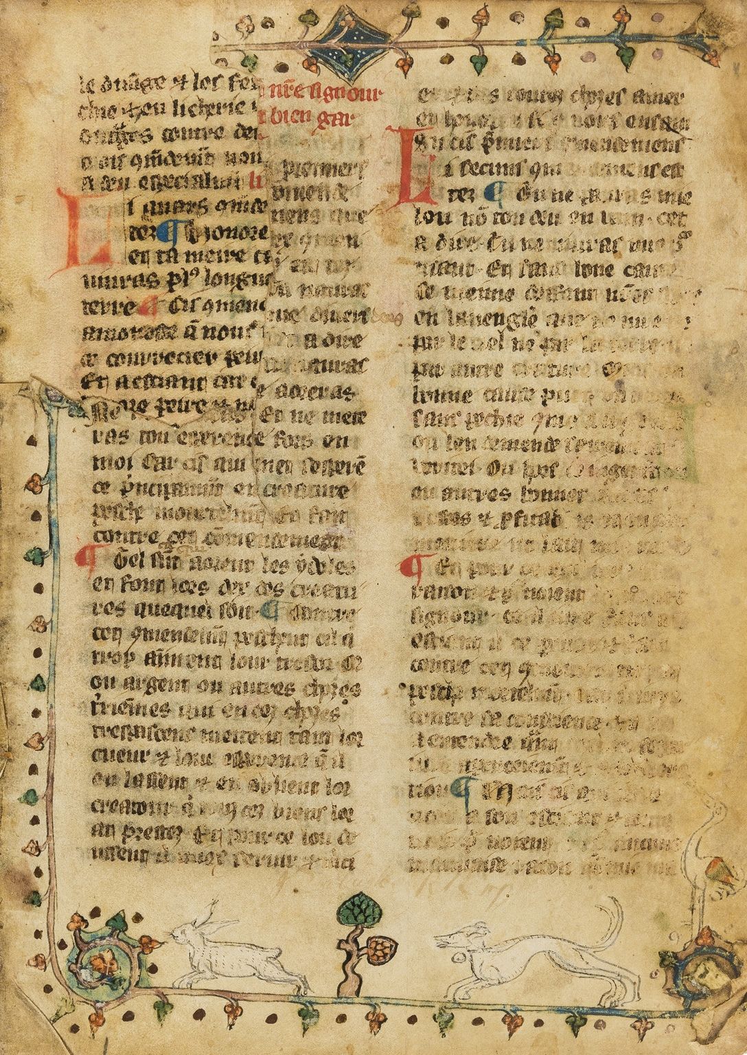 Frere Laurent d'Orleans Medieval Manuscript.- Laurent d'Orleans (Frere) La Somme&hellip;