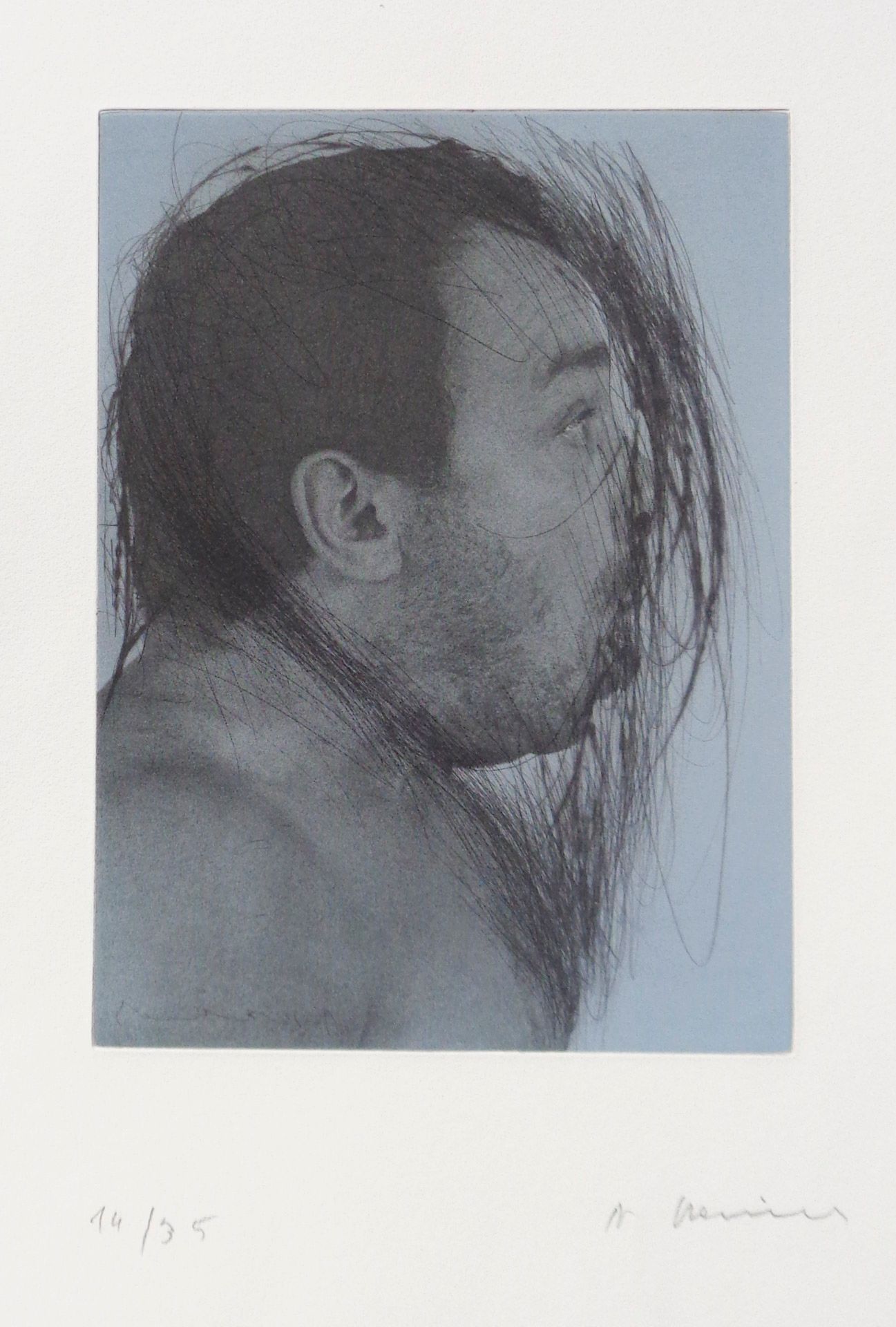 Arnulf Rainer (Baden bei Wien 1929) Self portrait

Engraving, 53.5 x 37.5 cm

Si&hellip;