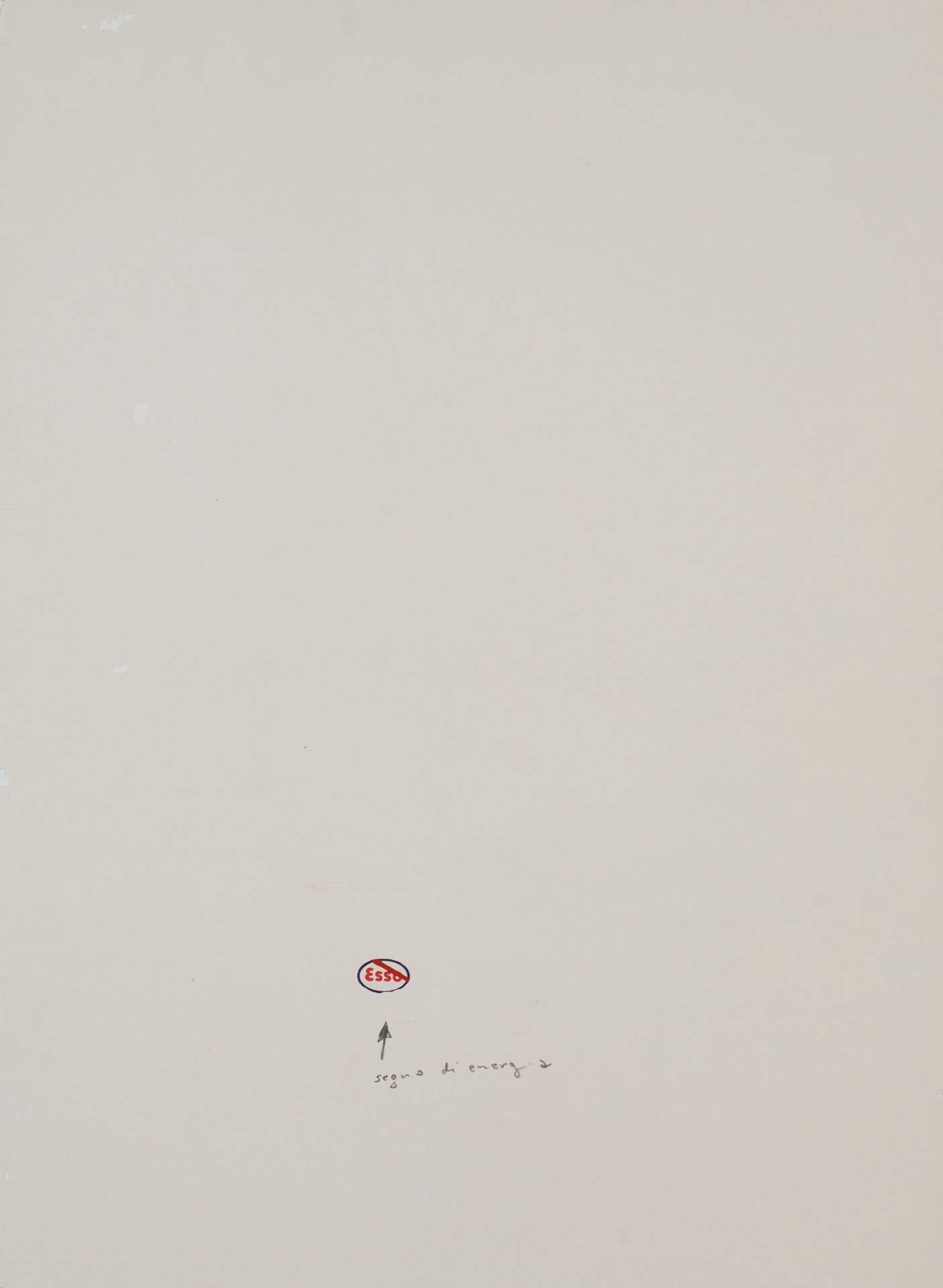 Mario Schifano (Al-Chums 1934 - Rom/Roma 1998) 能源之路，1962年；纸板和拼贴画，57.5 X 42 _x000&hellip;