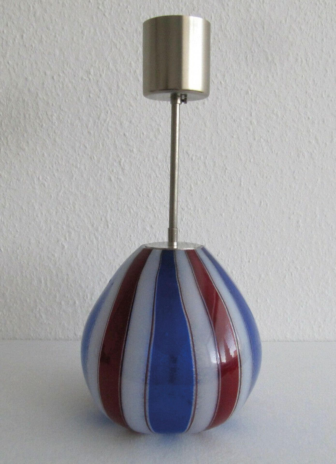 Ercole Barovier Murano Rara lampada a sospensione, anni '50; in vetro a canne po&hellip;