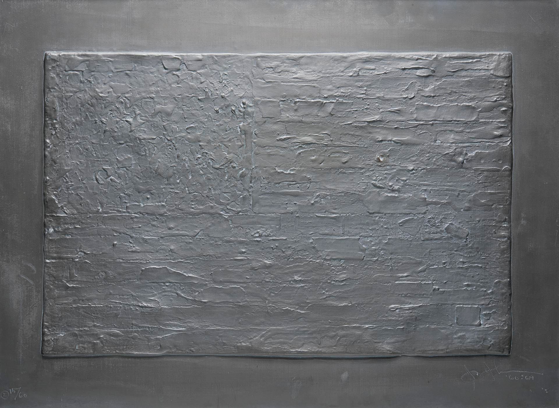 Jasper Johns Bandiera, da rilievi in piombo;Bandiera, da rilievi in piombo,_x000&hellip;
