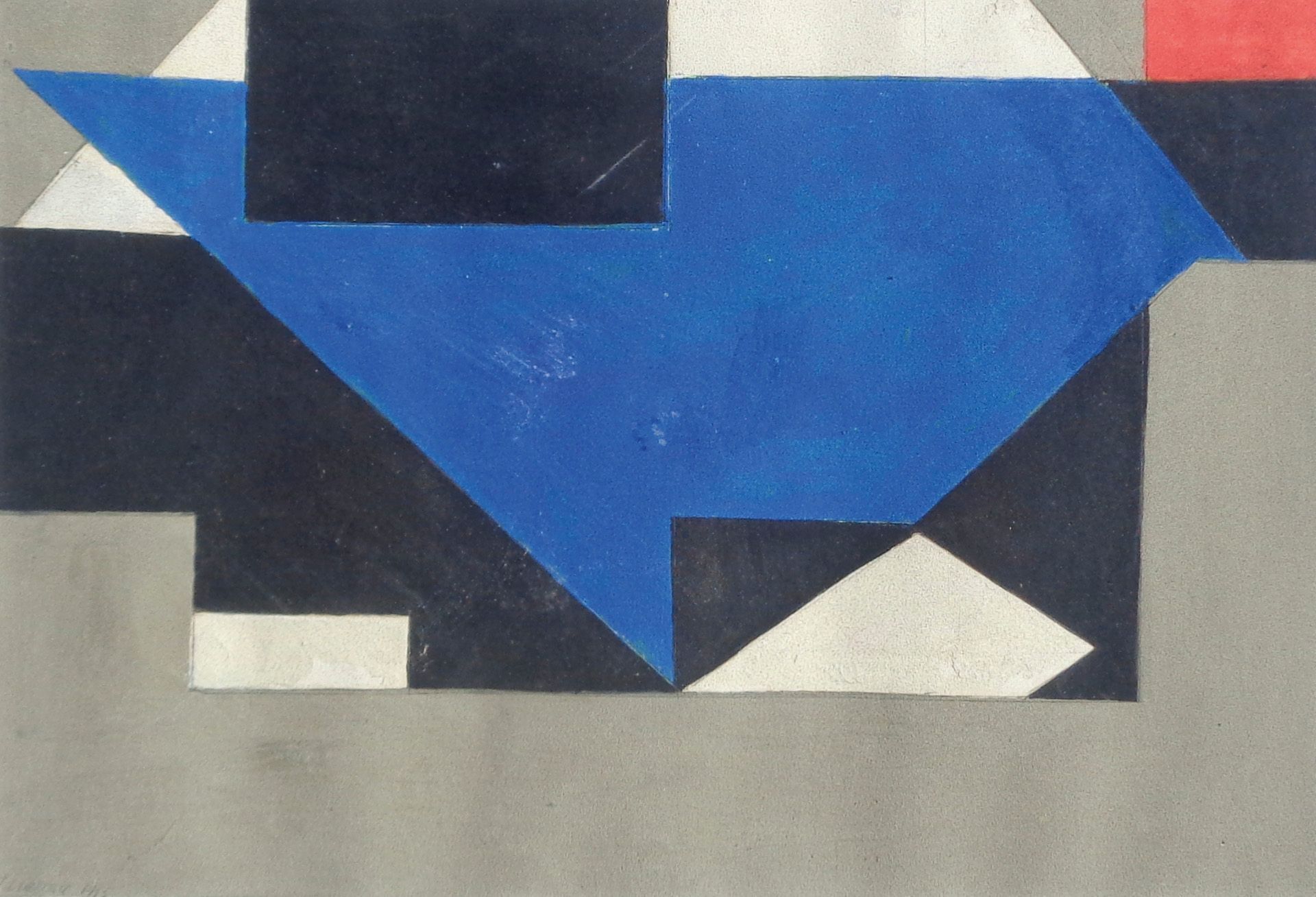 Jozef Jarema (Staryj Sambir 1900 – Monachium 1974) 无名氏，1955年；纸浆画，31,7 x 46,7 cm；&hellip;