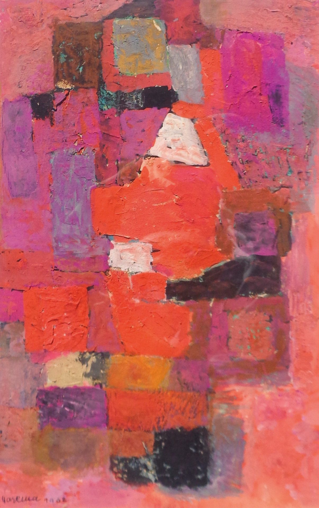 Jozef Jarema (Staryj Sambir 1900 – Monachium 1974) 无标题，1962年；纸浆画，48,6 x 30,7 cm；&hellip;